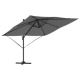 vidaXL Kantilever Roma Parasol Antracit 286x285x265 cm Aluminij | shoptok.hr