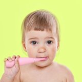 Foreo ISSA™ 4 Baby električna zobna ščetka za otroke od rojstva do 3 let Pearl Pink 1 kos | Shoptok.si