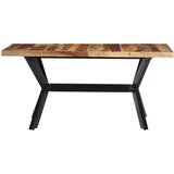  Blagovaonski stol od masivnog drva šišama 140 x 70 x 75 cm | shoptok.hr