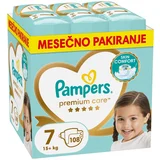 Pampers plenice Premium mesečno pakiranje S7, 15+ kg, 108/1