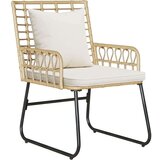 vidaXL Komplet za jedilnico v vrtu z blazino 3 pcs Črna, antracit | Shoptok.si