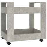 Kolica za radni stol boja betona 60x45x60 cm konstruirano drvo | Eponuda.com
