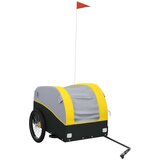 Teretna prikolica za bicikl crno-žuta 45 kg željezna | shoptok.hr