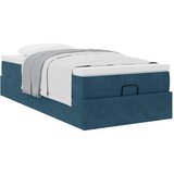  Okvir kreveta s madraca tamnoplavi 90x200cm baršunasti | shoptok.hr