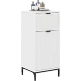 vidaXL kopalniška omarica bela 39.5 x 36 x 88 cm konstruiran les | Shoptok.si