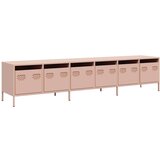 Maison Chic TV omarica - TV enota - Televizijska omarica roza 202x39x43,5 cm hladno valjano jeklo, (21699473) Cene
