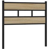  Uzglavlje boja hrasta sonome 80 cm željezo i konstruirano drvo | shoptok.hr
