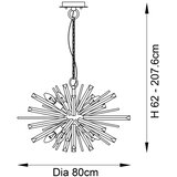  endon 81935 - zlatna visilica na lancu 8xE14/40W/230V | Eponuda.com