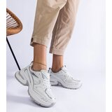 Gemre White sneakers on a chunky sole Adoma Cene