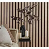 Zidne drvene letvice Orah, 1,45m2, 240x60,5x2,1cm