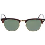 Ray-ban Clubmaster Classic RB3016 990/58 Polarized S (49) Havana/Zelena Cene