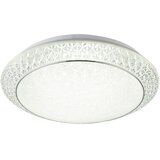 Globo okrugla stropna led svjetiljka (ø x v: 410 mm x 10 cm, 28 w, bijele boje, prozirno) | shoptok.hr