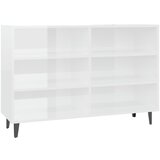 Maison Chic Komoda - Predalnik visok sijaj bela 103,5x35x70 cm iverna plošča, (21722307) Cene