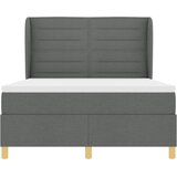 Krevet s opruga kutije Tamno siva 200 x 140 cm tkanina | Eponuda.com