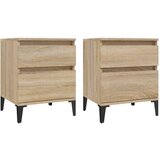  Nočna omarica 2 kosa Sonoma hrast 40x35x50 cm, (20716219) | Shoptok.si
