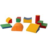  8 delni set blazin za otroke, poligon, blazine za plezanje (žive barve) | Shoptok.si