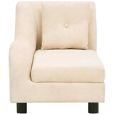 vidaXL Sofa za pse s jastukom krem 83 x 44 x 44 cm plišana | shoptok.hr