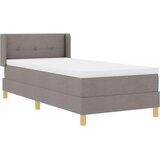  Krevet s opruga kutije Sivo-smeđa 200 x 100 cm tkanina | shoptok.hr