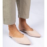 D/CEO marka niezdefiniowana Beige elegant slides made of eco-suede Sarium | Eponuda.ba