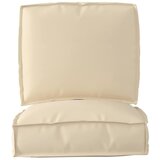  Set jastučića za palete 2 pcs Bež Oxford tkanina | shoptok.hr