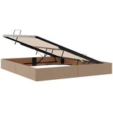  Krevet s madracem i skladištem Kapućino 160 x 200 cm Lažna koža | shoptok.hr