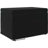  Stolica Crna 61 x 41 x 40 cm Svileni i Fino Radeći Drvo - Crna 60 cm Baršun | shoptok.hr