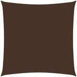 vidaXL Senčno jadro oksford blago kvadratno 7x7 m rjavo | Shoptok.si