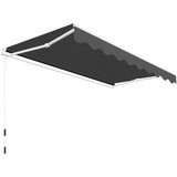  Sklopiva tenda na ručno upravljanje 300 cm antracit | shoptok.hr