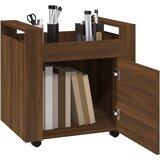 Kolica za radni stol boja smeđeg hrasta 60 x 45 x 60 cm drvena | Eponuda.ba