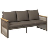 Ambia Garden LOUNGE ZOFA akacija masivno aluminij | Shoptok.si