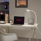 BRILO LED fleksibilna stona lampa sa klipsom TRASNA LED/7,5W/230V bela | Eponuda.com