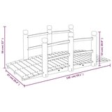  Vrtni most s ogradama 150 x 67 x 56 cm od masivnog drva smreke | shoptok.hr