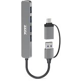 Port Designs USB-C / USB-A vers 4 ports USB-A 3.0 5Gbps Slim | ePonuda.com