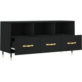 TV ormarić crni 102 x 36 x 50 cm od konstruiranog drva | Eponuda.ba