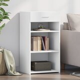 vidaXL Komoda bijela 50 x 42,5 x 93 cm od konstruiranog drva Cijene