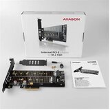 CON PCEM2-D PCI-E 3.0 4x - DUAL M.2 SSD (NVMe + SATA) | shoptok.hr