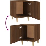  Noćni ormarići 2 kom boja smeđeg hrasta konstruirano drvo | shoptok.hr