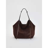 Reserved Shopper torba - tamnosmeđe | shoptok.hr