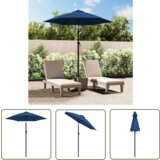  The Living Store Senčnik moder 200x224 cm aluminij - Senčnik, (21742408) | Shoptok.si