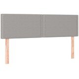  box spring s madracem LED svjetlosivi 140x200 cm tkanina | shoptok.hr