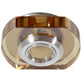 Candellux SS-34 al/am 3W led cob 230V konstantno usmerena svetiljka okruglo staklo jantar | ePonuda.com