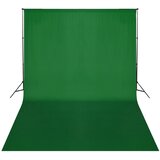  Pozadinski sustav s potporom 500 x 300 cm zeleni | shoptok.hr