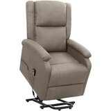 vidaXL stol s funkcijo vstajanja taupe blago | Shoptok.si