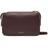 Calvin Klein Ročna torba Foil Logo Elongated Camera Bag LV04F3276G Bordo rdeča | Shoptok.si