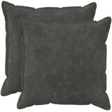  Presvlaka za jastuk 2 kom. HOUTEN Antracit 80 x 80 cm - Dizajn s paspulom 80 x 80 cm 2 | shoptok.hr