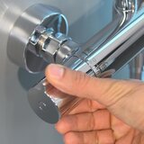 Hansgrohe 27268000 crometta s 240 1jet ecosmart stenska termostatska armatura s tuš setom | Shoptok.si