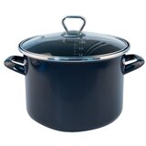 Fackelmann lonac+stakleni poklopac 20cm,emajl 4L u