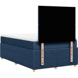  Krevet s oprugama i madracem plavi 120 x 190 cm od tkanine | shoptok.hr