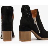 Resti Black openwork stiletto boots Veviret | Shoptok.si
