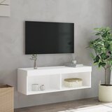 TV ormarić s LED svjetlima bijeli 80x30x30 cm | shoptok.hr